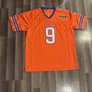 The Waterboy Bobby Boucher #9 Football Jersey Adam Sandler Orange Mens XL